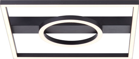 Brilliant maureen - plafondlamp - led 24w - 3000k - zwart