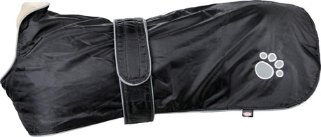 Trixie Hundemantel – wasserdicht, verstellbar, Fleecefutter – 60 cm schwarz