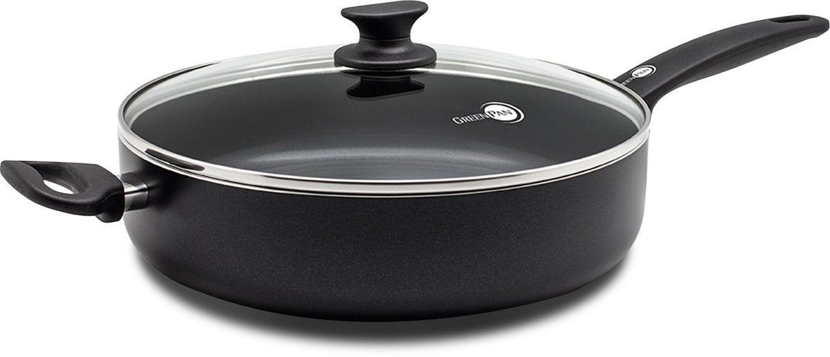 GreenPan GreenPan Cambridge Keramiktopf + Deckel 28 cm Schwarz