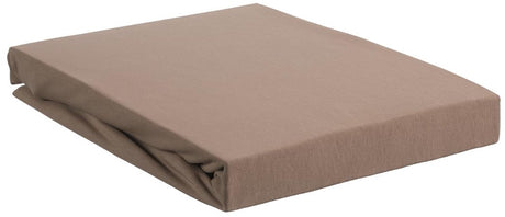 Beddinghouse Jersey – Split-Topper-Spannbettlaken – 180 x 200 220 – Taupe