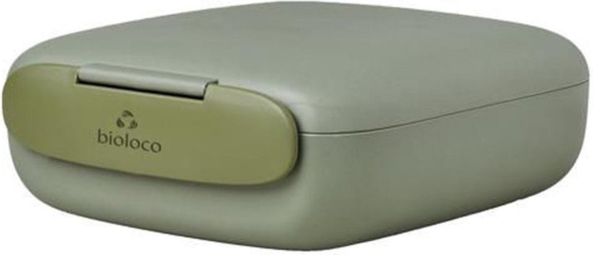 Chic.mic Pla Plant Bioloco Lunchbox Urban M 17,5cm x 13cm x 6cm - Olivgrün