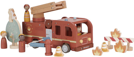 Little Dutch Feuerwehrauto-Set FSC