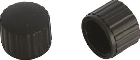 Dresco Dynamokappen Anti-Rutsch 23mm schwarz - 2 Stück