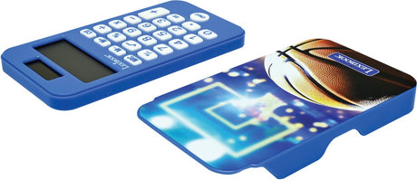 Lexibook basketball 8-digit rekenmachine met bescherming hoes