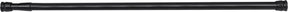 Differnz round douchestang - verstelbaar - 75 tot 125 cm - zwart