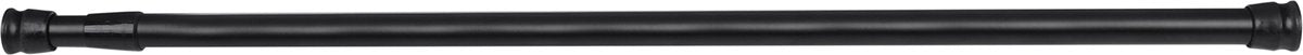Differnz round douchestang - verstelbaar - 75 tot 125 cm - zwart