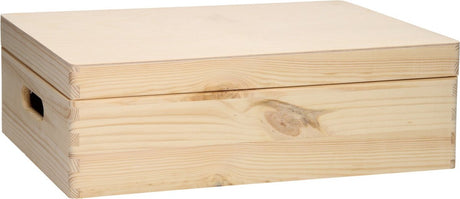 Speicherbox Rechteck Ventilabdeckung Kiefer