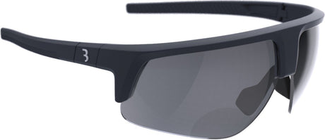 Bbb cycling comet reader fietsbril op sterkte - sportbril met leesgedeelte +2.5 sterkte - wielrenbril heren en dames - mat zwart - bsg-76