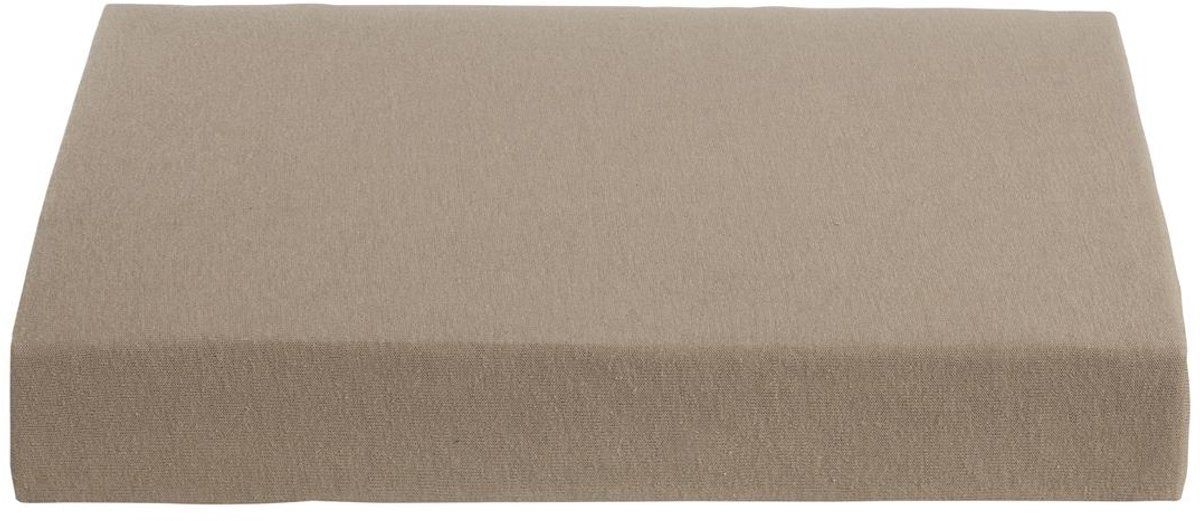 Ambiante jersey - hoeslaken - 120x200 - taupe
