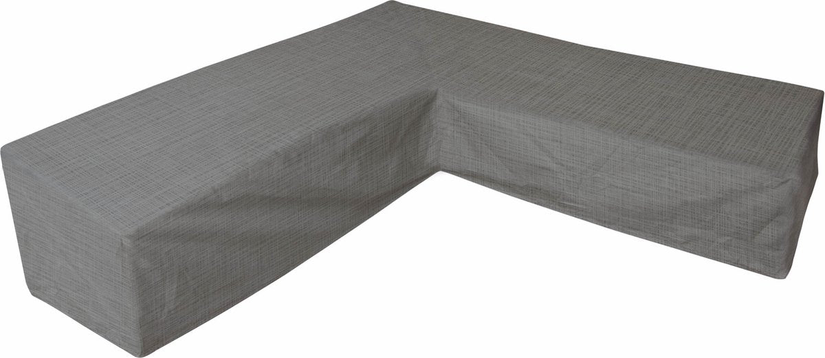 Eurotrail waterdichte hoes voor l vormige loungeset, hoekbank, cantonic 275x220x100 70 cm, grijs