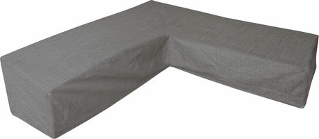 Eurotrail waterdichte hoes voor l vormige loungeset, hoekbank, cantonic 350x280x100 70 cm, grijs