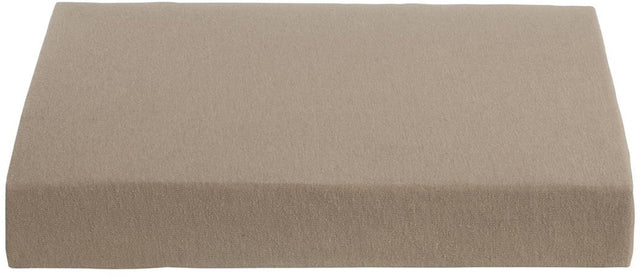 Ambiante - jersey - topper hoeslaken - 180x220 cm - taupe