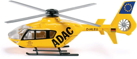 Siku 2539, Rettungshubschrauber, 1:55, Metall-Kunststoff, gelb, bewegliche Rotoren