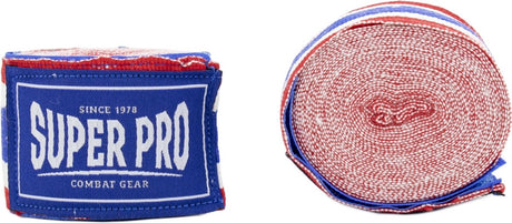 Super pro combat gear bandages rood wit blauw 450cm
