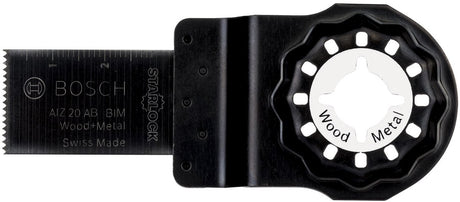 Bosch Zubehör BIM Tauchsägeblatt AIZ 20 AB Holz und Metall – 2609256950