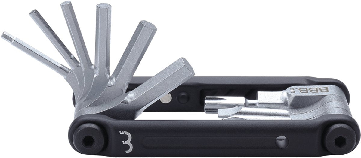 Bbb cycling royalfold basic fietsgereedschap - compacte minitool - multitool fiets - fietsreparatieset voor onderweg - btl-201