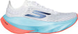 Skechers Skx Aero Tempo Damen-Sportschuhe – Weiß, Türkis, Koralle