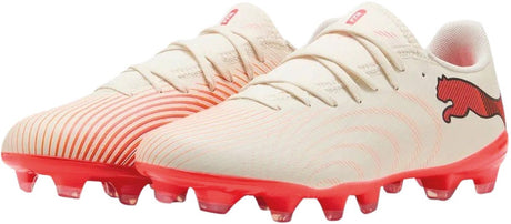 Puma future 9 play fg ag wn's dames sportschoenen - sugared almond- white-ultra red- black 39