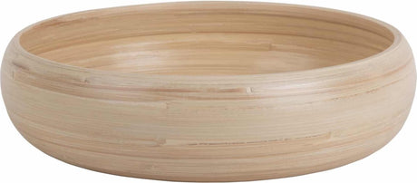 Present time schaal puro sphere - naturel - ø30cm - bamboe - scandinavisch - woonkamer