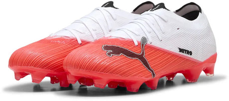 Puma ultra nitro 7 match fg ag unisex sportschoenen - ultra red- black- white