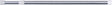 Differnz round douchestang - om vast te klemmen - aluminium veredeld - 75 x 125 cm - chroom