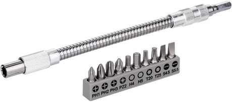 Bosch bitset 11-delig met flexibele metalen verlenging 200 mm - 2608522376