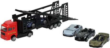 Lobbes Toys BV Druckguss-Transporter mit 4 Autos