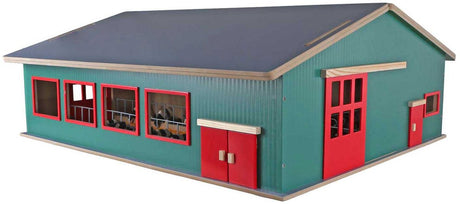 Kinderglobus Stall mit Stauraum und Weide 1:32 75x68x28cm