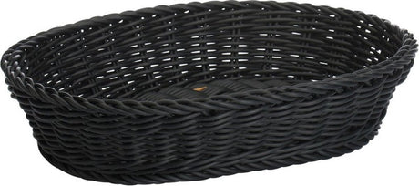 Westmark Brotkorb oval 32x23x7 cm schwarz | 3 Stück