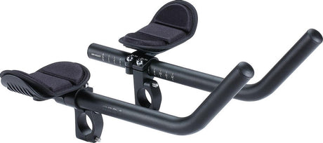Bbb cycling extra lang opzetstuur racefiets - verstelbaar ligstuur met armsteun - tijdritstuur - triathlon stuur - compatibel met 31.8 of 25.4 mm fietsstuur - aeromax bhb-60
