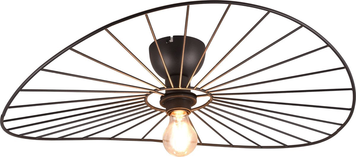 Rl Live Your Light Reality Chapeau - Deckenleuchte - Schwarz matt - exkl. 1x E27 40W