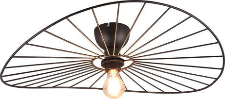Rl Live Your Light Reality Chapeau - Deckenleuchte - Schwarz matt - exkl. 1x E27 40W