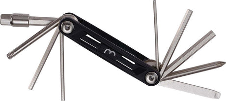 Bbb cycling maxifold s fietsgereedschap - gereedschapset met bandenlichters - fiets minitools - 10 verschillende functies - btl-141s