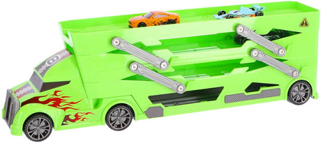 Rapid Wheels Autotransporter mit 4 Autos