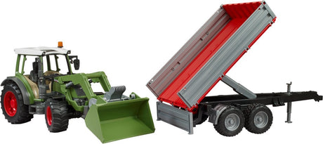 Bruder Traktor Fendt 210 s mit Anhänger