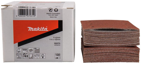 Makita Zubehör Schleifblatt K100 114x102 rot - P-42444 - P-42444