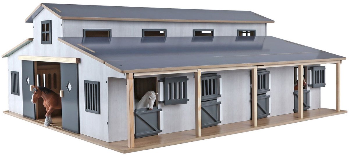 Kinderglobus Pferdestall mit 7 Boxen 1:24