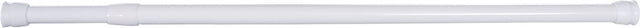 Differnz round douchestang - om vast te klemmen - aluminium veredeld - 75 x 125 cm - wit