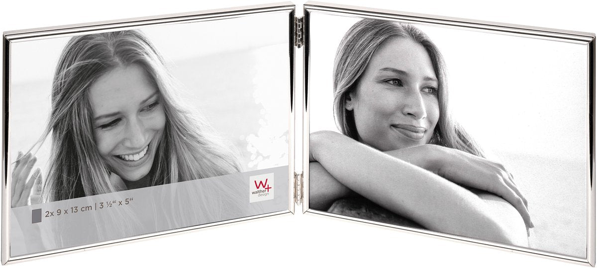 Walther Rahmen Chloe, Silber 90x130