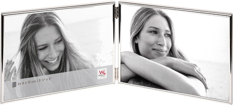 Walther Rahmen Chloe, Silber 90x130