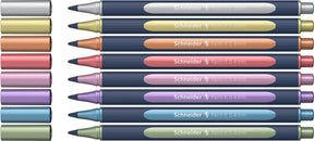 Schneider Schreibgeräte Schneider Rollerball Metallic – Paint-it 050 – Strichstärke 0,4 mm – 8 Stück – s-ml05011502