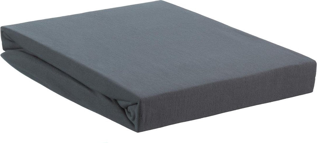Beddinghouse - jersey-stretch - topper hoeslaken - 180x220 cm - koel grijs