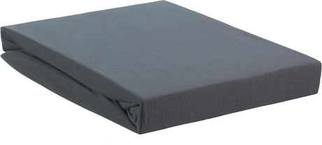 Beddinghouse - jersey-stretch - topper hoeslaken - 180x220 cm - koel grijs