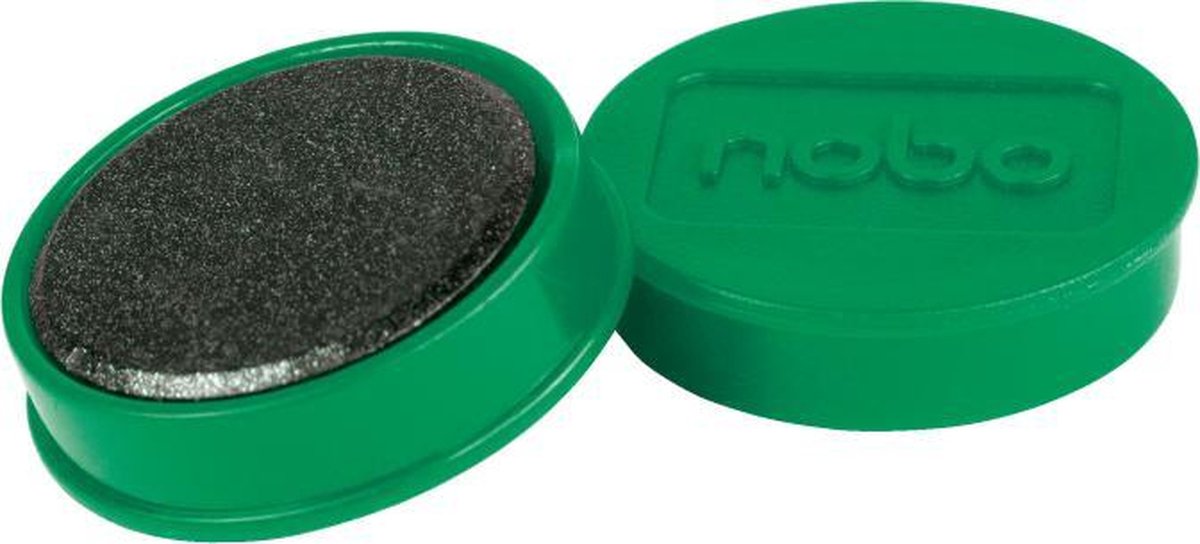 Magnetische Whiteboard-Magnete von Nobo – 10er-Pack – 32-mm-Magnete – Grün