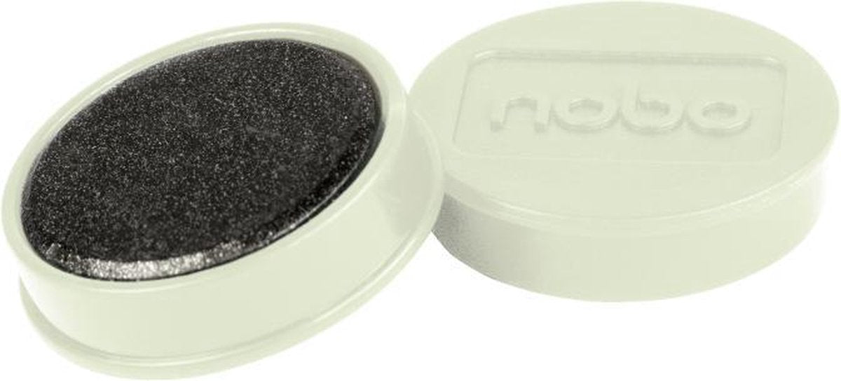 Magnetische Whiteboard-Magnete von Nobo – 10er-Pack – 38-mm-Magnete – Weiß