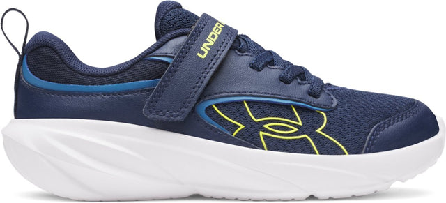 Under armour ua bps surge 5 ac-blu jongens sportschoenen - academy - aegean blauw - flash light 35