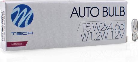 M-tech - w1.2w 12v 1.2w - basic - helder - 10 stuks