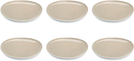 Medard de Noblat – Oslo-Leinen – Speiseteller 28 cm – 6 Stück – Steingut