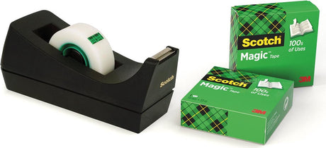 Scotch Klebebandhalter C38 + 3 Rollen Magic 810 19 mm x 33 Meter