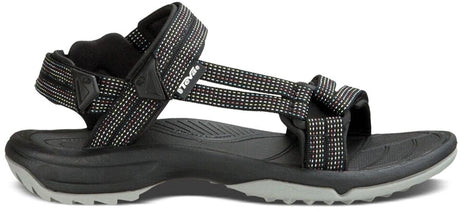 Teva W Terra Fi Lite Damensandalen – City Lights Schwarz – Pastell